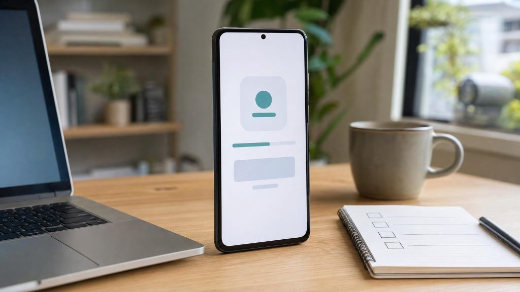 Android 手機確認 Telegram APK 與 Google Play 安裝方式示意圖
