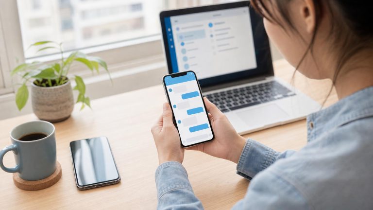 Telegram 換手機同步與新手機登入示意圖